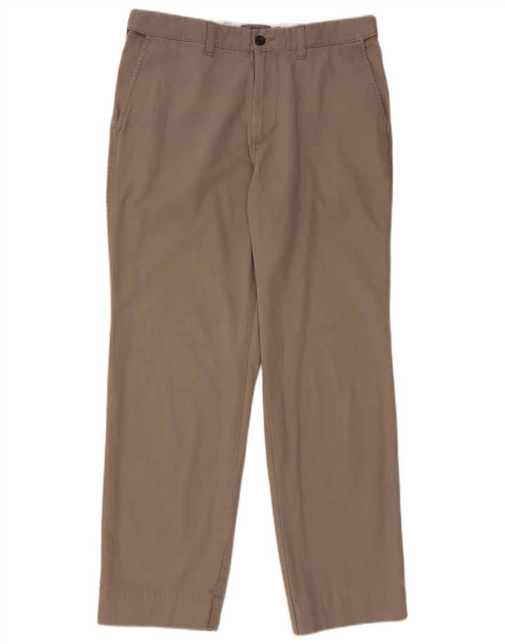 Calça Chino Regular Feminina Marks & Spencer W34 L29 Algodão Cinza