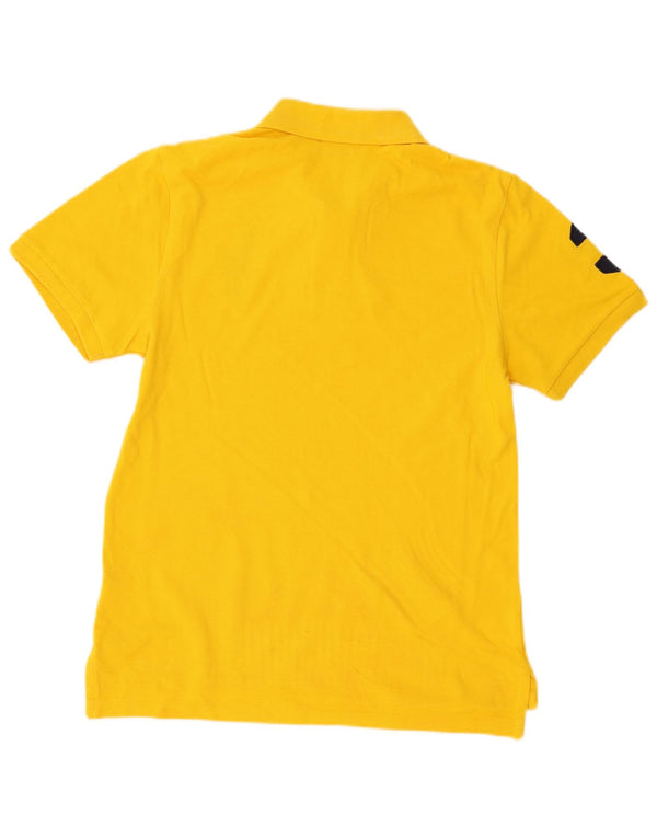 Polo Ralph Lauren Meninos Camisa Polo Graphic Slim Fit 15-16 Anos XL Amarelo