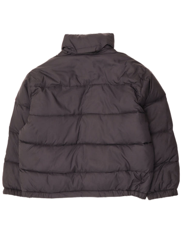 Jaqueta masculina acolchoada com capuz Invicta UK 44 2XL poliamida preta
