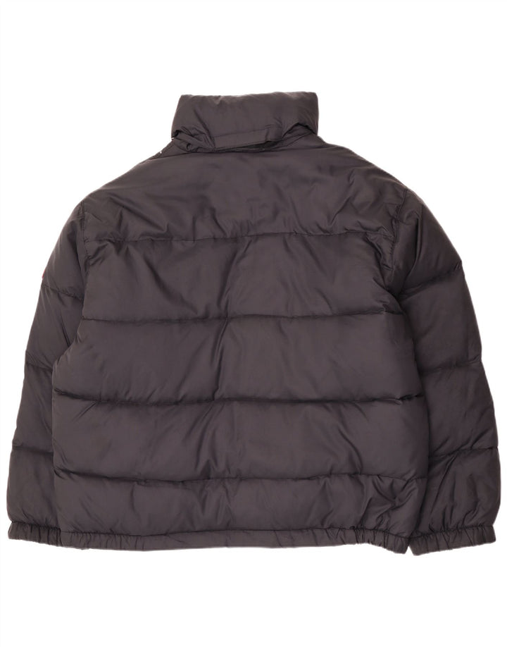 Jaqueta masculina acolchoada com capuz Invicta UK 44 2XL poliamida preta