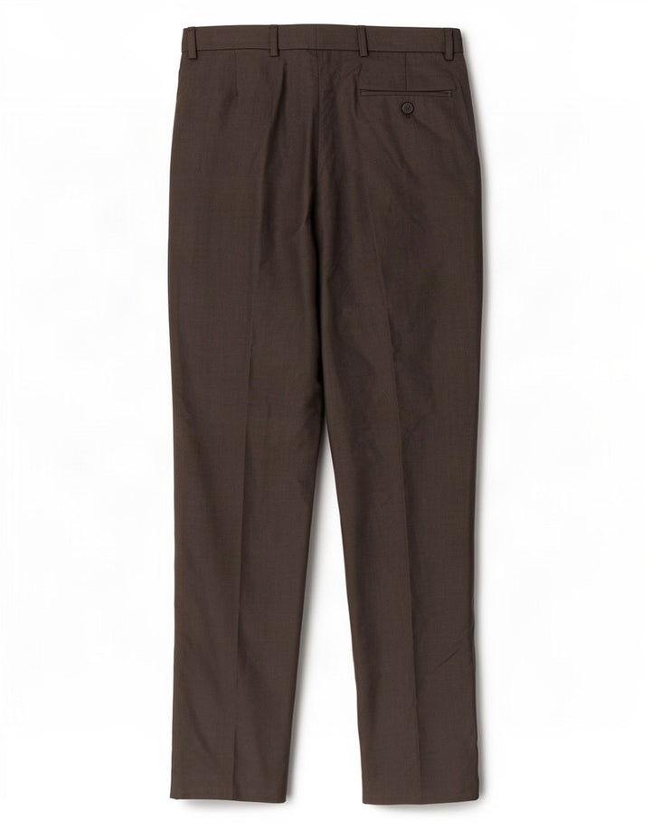 Calça feminina Marks & Spencer W32 L33 marrom poliéster