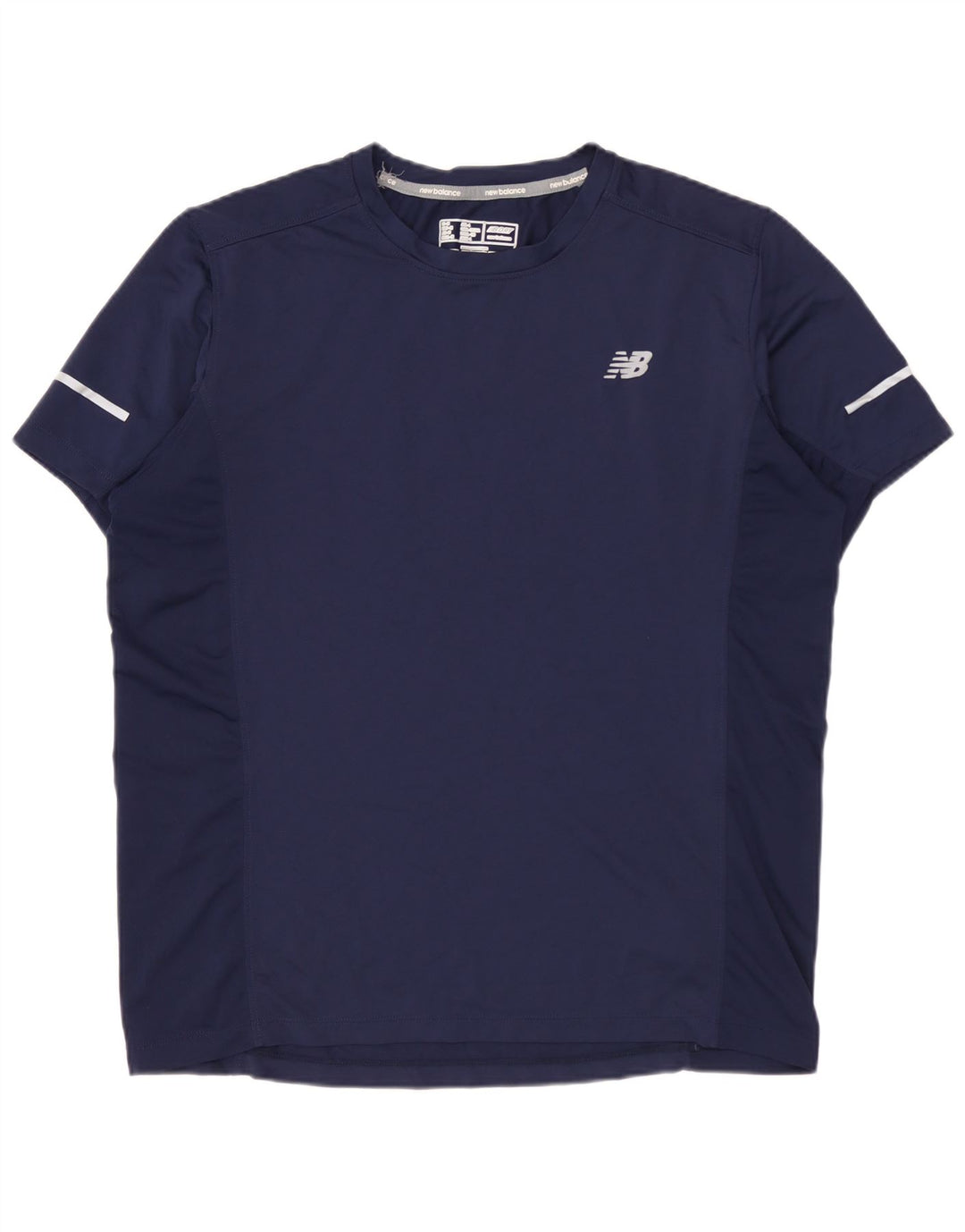 Camiseta masculina NEW BALANCE poliéster azul marinho médio