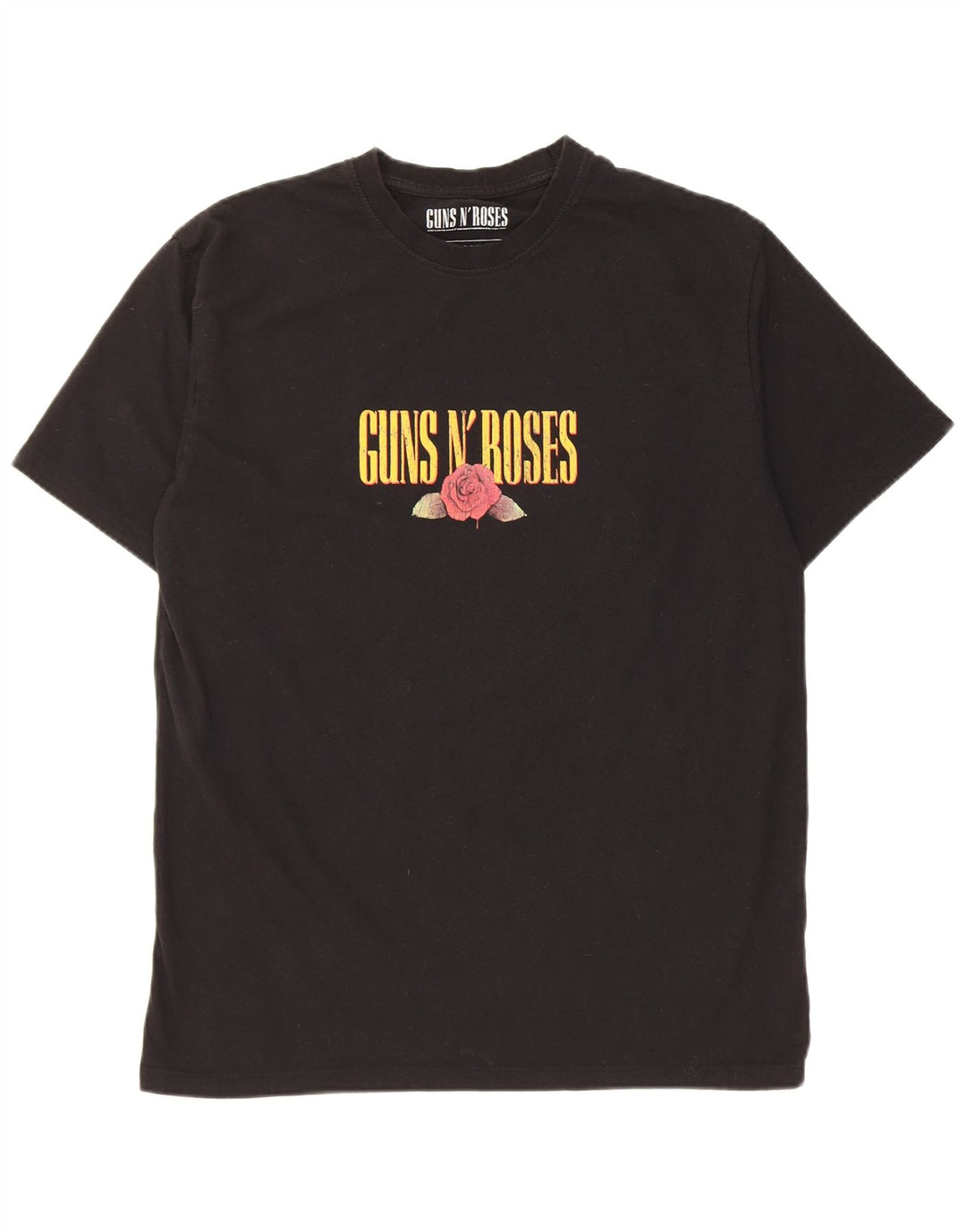 Camiseta gráfica masculina Pull & Bear poliéster médio preto