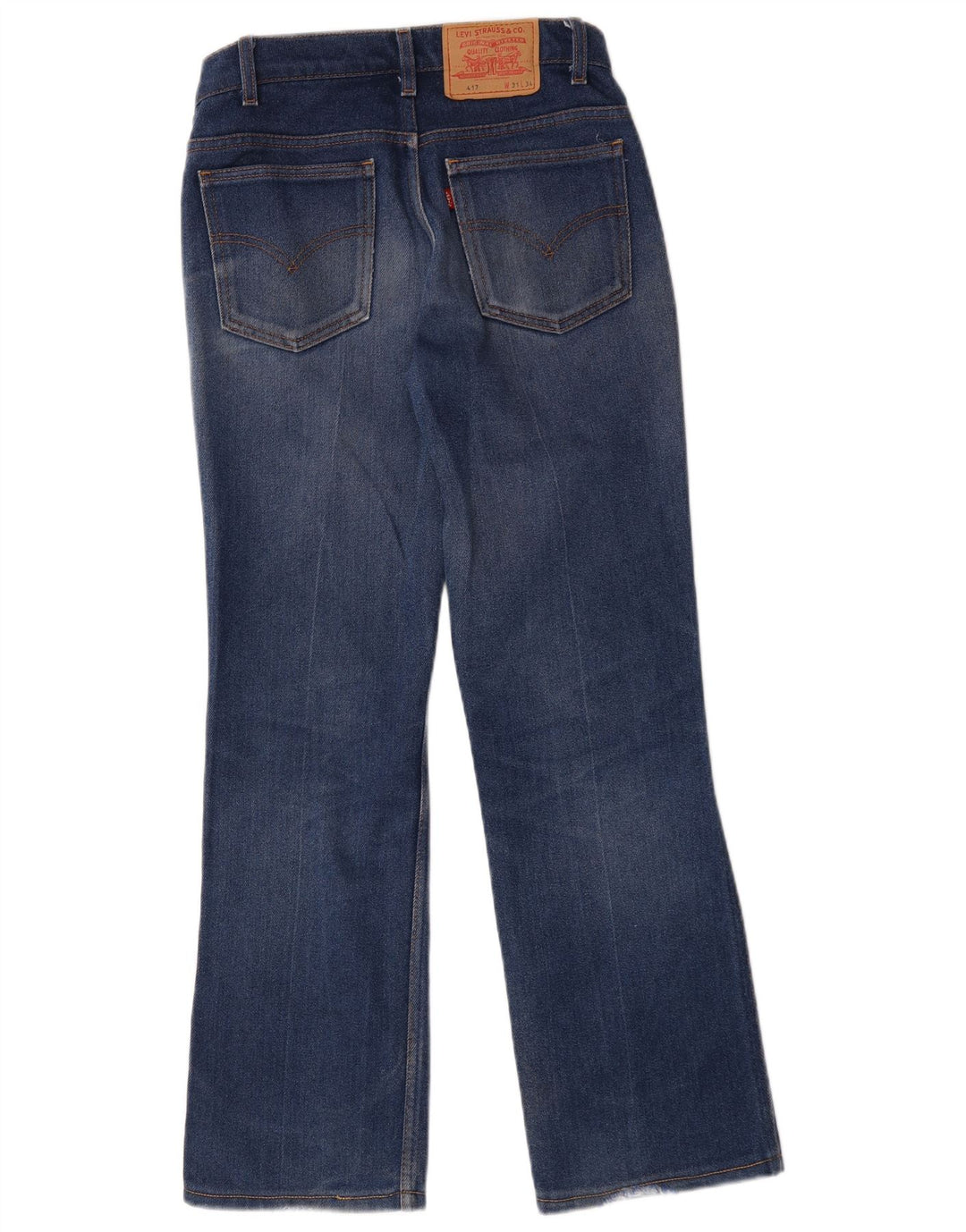 Levi's Masculino 417 Straight Jeans W31 L28 Azul Algodão