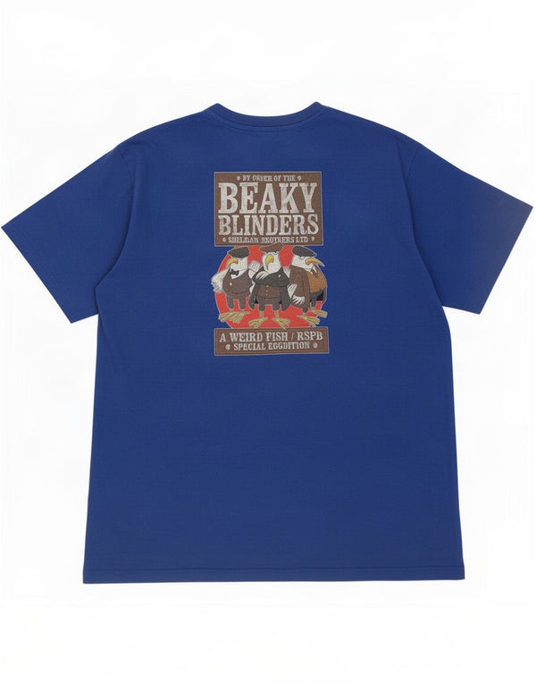 Camiseta gráfica masculina Weird Fish Top XL azul