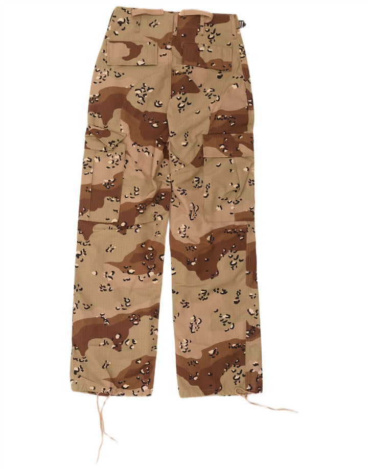 MFH Calça Cargo Feminina Regular XS W26 L28 Poliéster Camuflado Bege