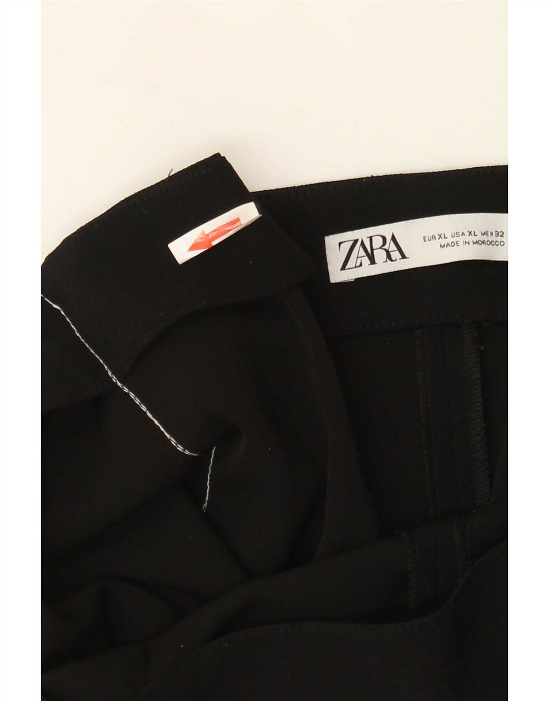 Mini saia feminina Zara XL W32 preta