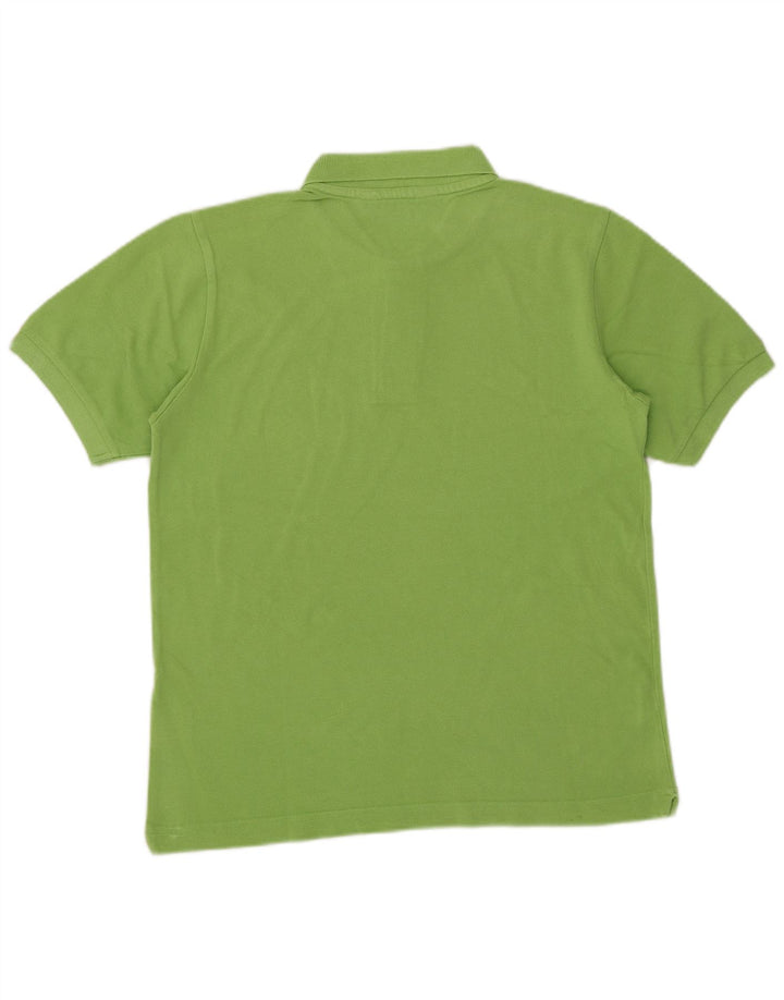 Camisa polo masculina Kappa pequena algodão verde