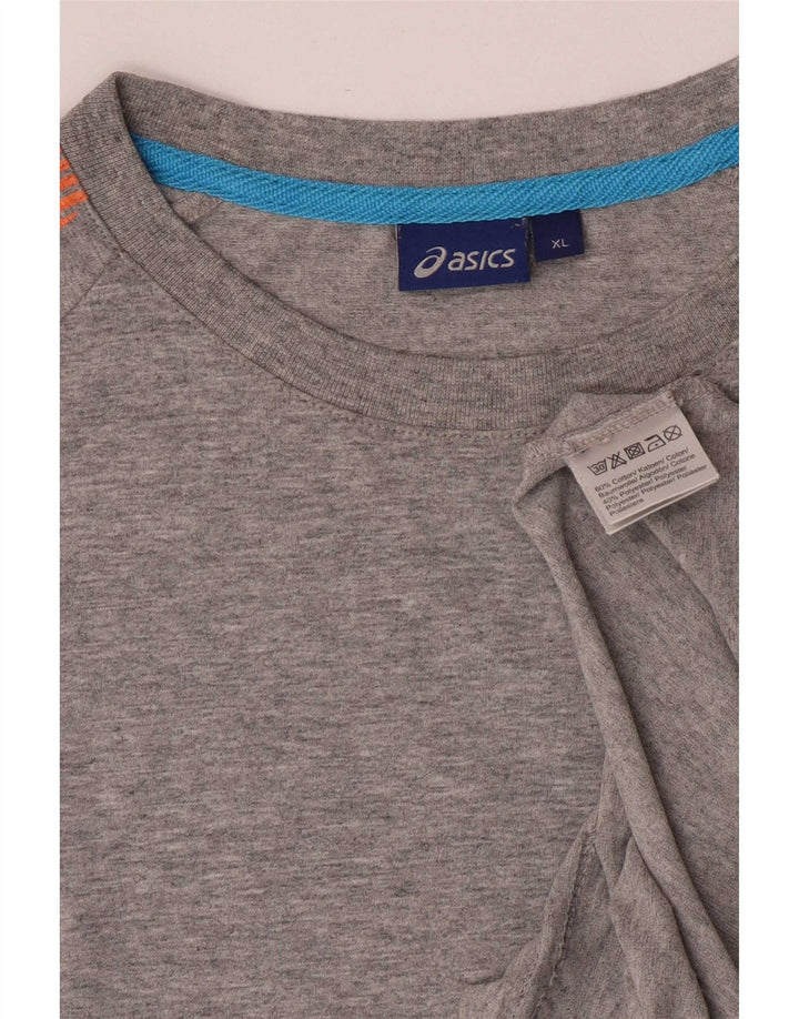 Camiseta Asics Masculina Graphic Top XL Cinza Algodão