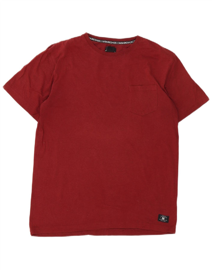 Camiseta masculina DC Top Médio Borgonha