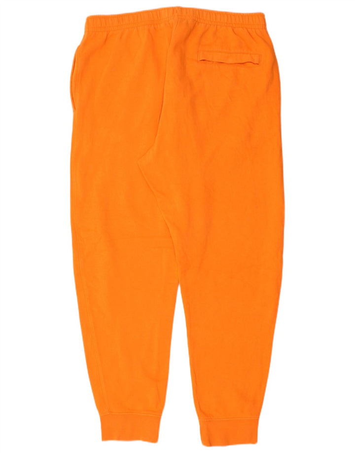 Calça de treino masculina Nike joggers grande algodão laranja