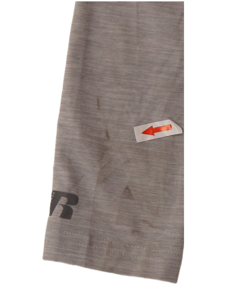 Camisola Russell Athletic Boys Dri-Power manga comprida 7-8 anos cinzento médio