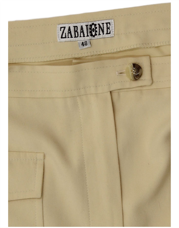 Mini saia feminina Zabaione EU 40 Médio W30 Amarelo