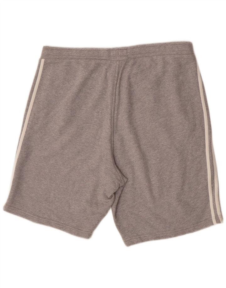 Shorts esportivos masculinos Adidas XL cinza algodão