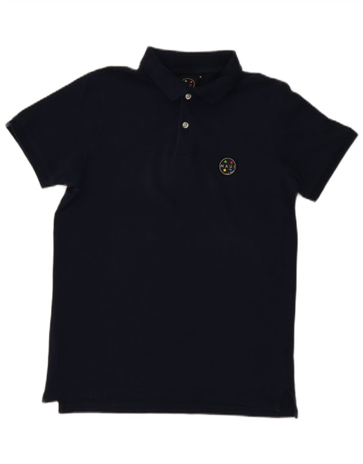 Camisa polo masculina Maui and Sons algodão azul marinho médio