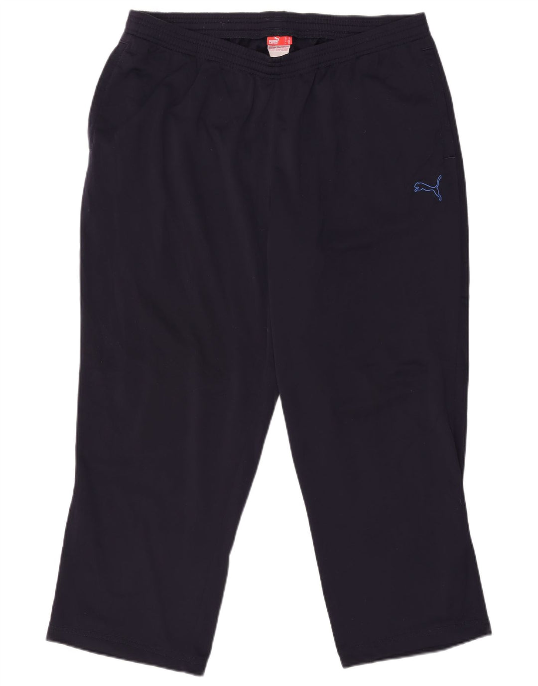 Calça de treino masculina PUMA 2XL poliéster azul marinho