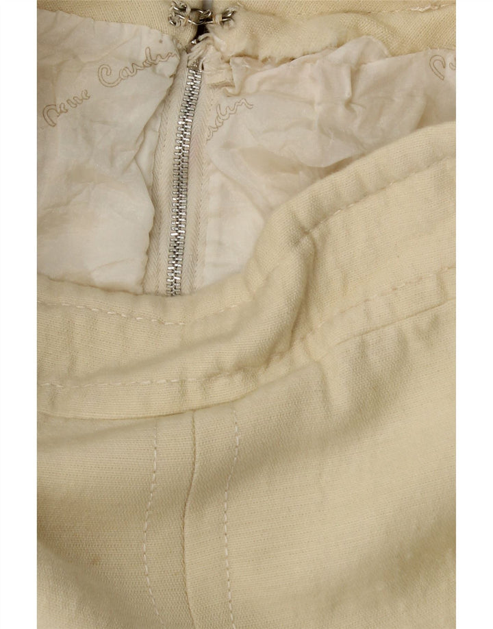 PIERRE CARDIN Womens Pencil Skirt W26 Small Beige Vintage Pierre Cardin and Second-Hand Pierre Cardin from Messina Hembry 