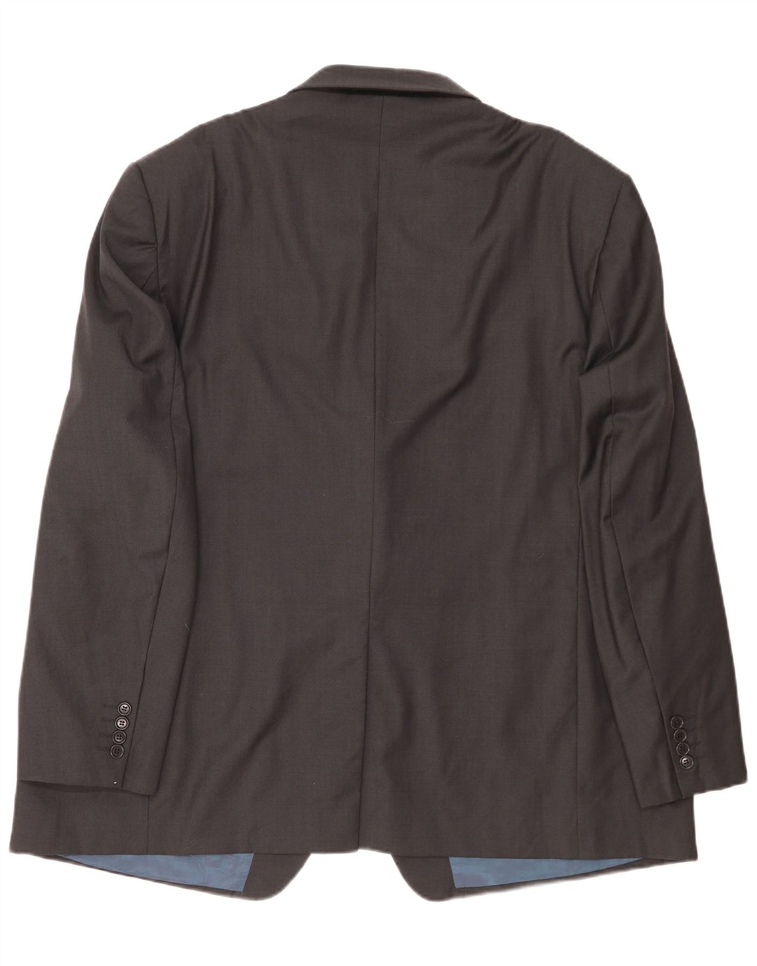 Jaqueta blazer masculina de 3 botões Marks & Spencer Reino Unido 52 3XL lã cinza