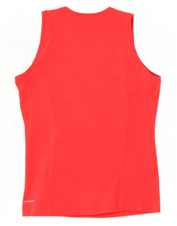 Adidas Womens Clima 365 Vest Top UK 14 Médio Vermelho