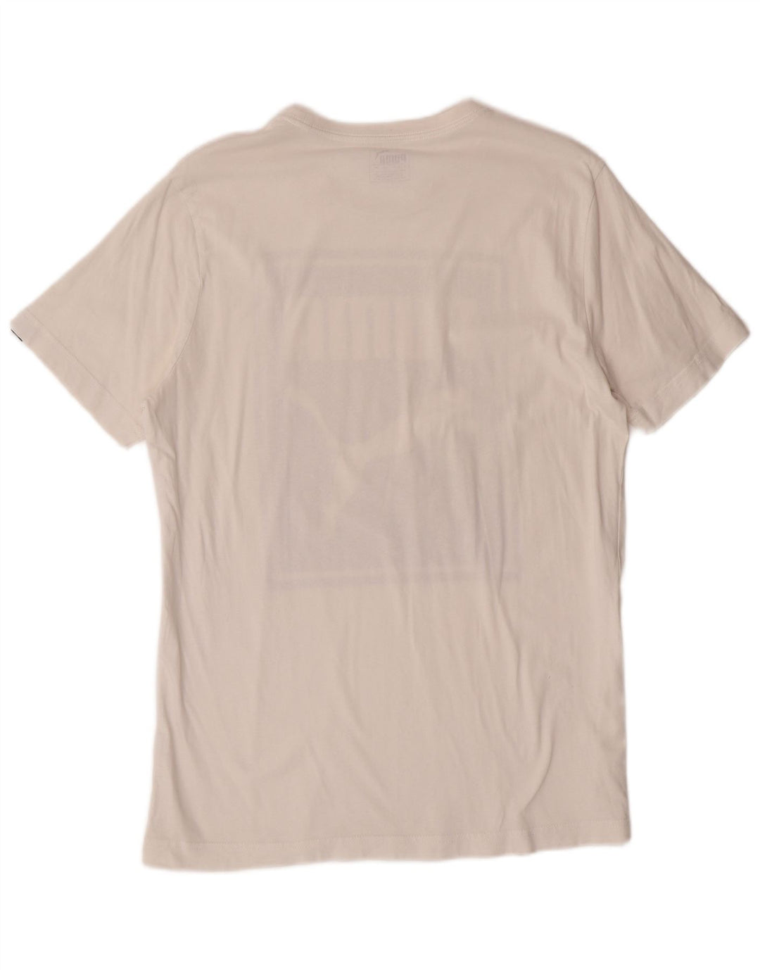 Camiseta masculina PUMA Graphic Top Médio Branco