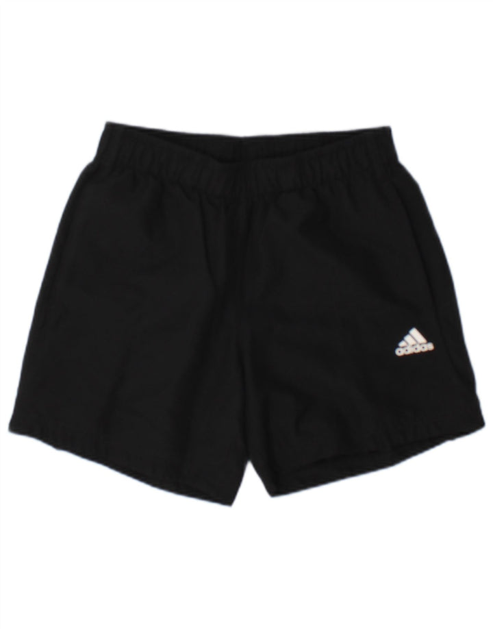 Adidas Womens Climalite Sport Shorts UK 10 Pequeno Poliéster Preto