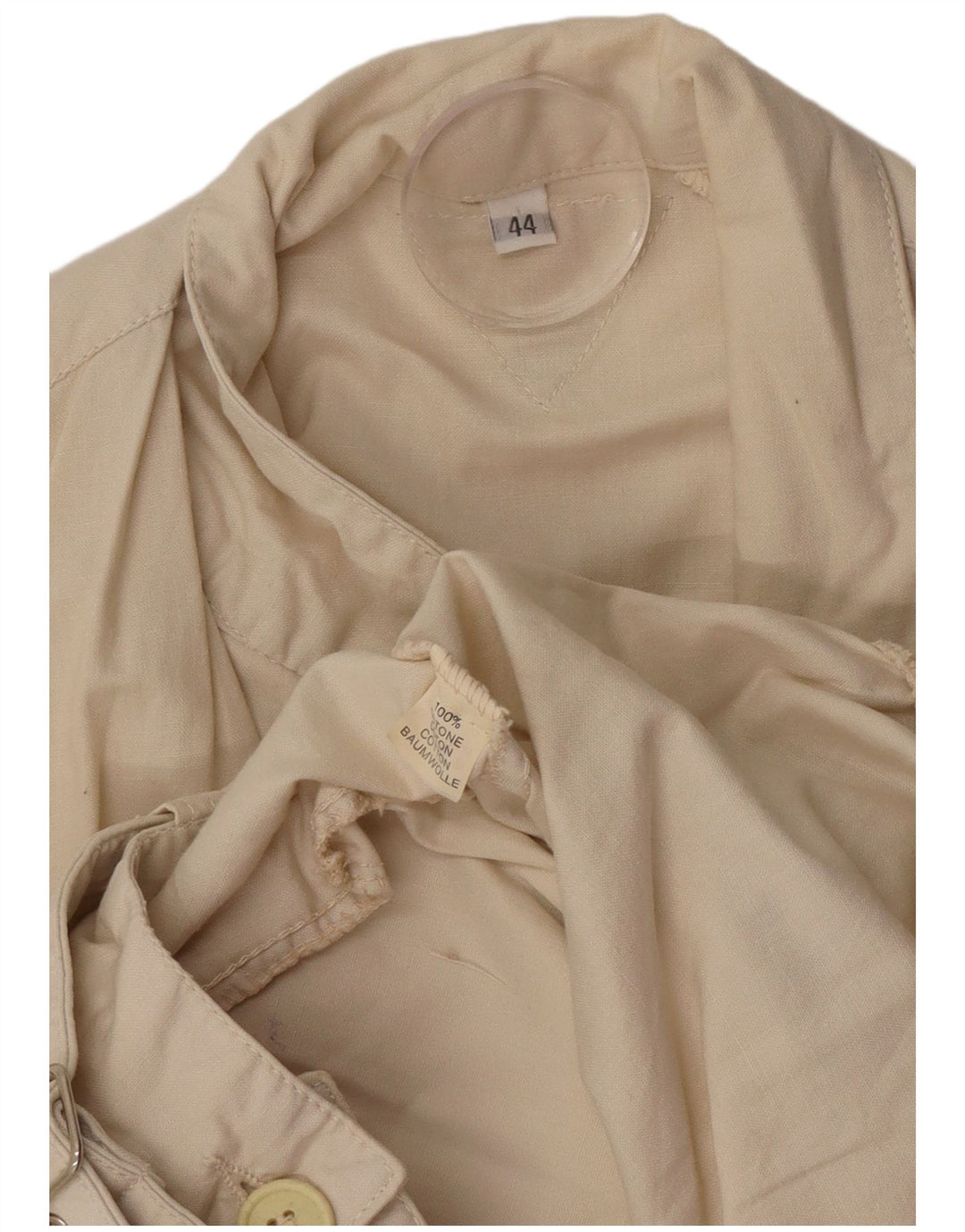 Jaqueta bomber masculina Swinger Batwing UK 44 2XL algodão bege