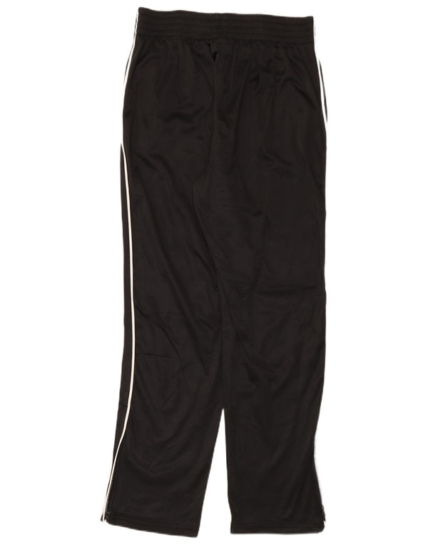 Calça de treino gráfica masculina Tio Sam, poliéster preto médio