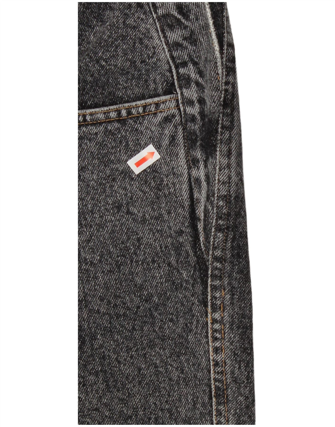 LAURA BIAGIOTTI Calça jeans feminina W30 L27 algodão cinza