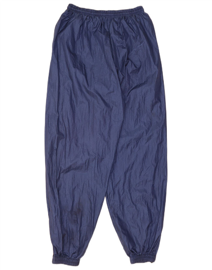Calça impermeável masculina vintage azul médio