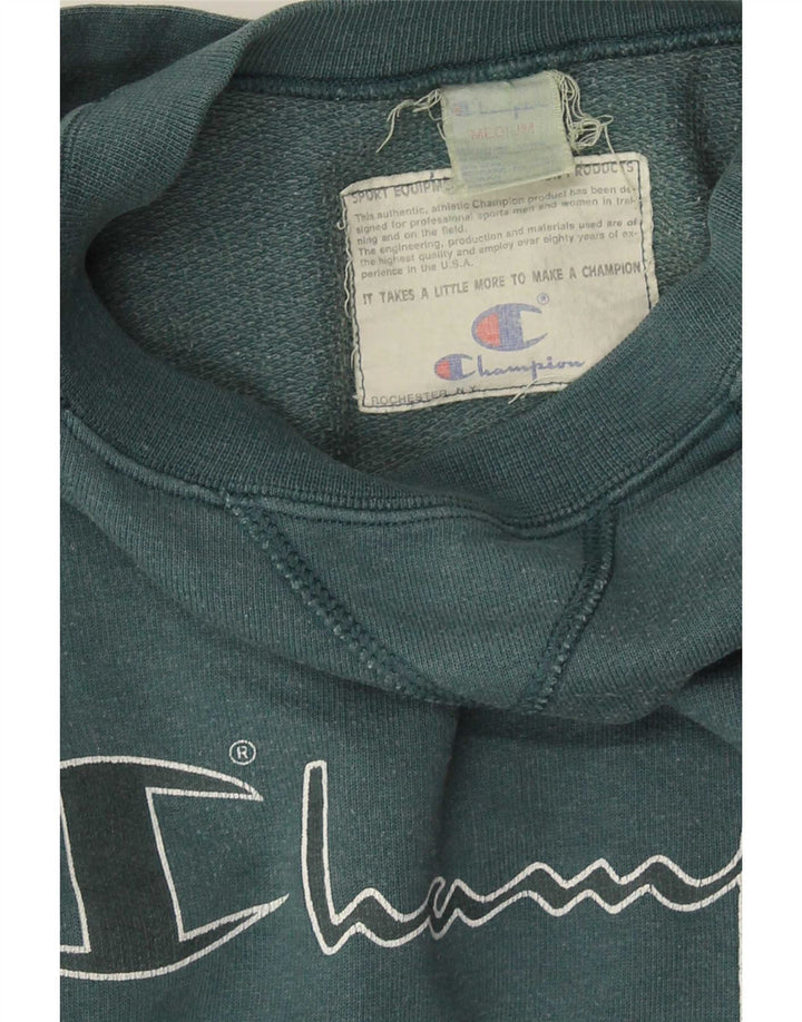 Champion moletom gráfico masculino jumper médio verde