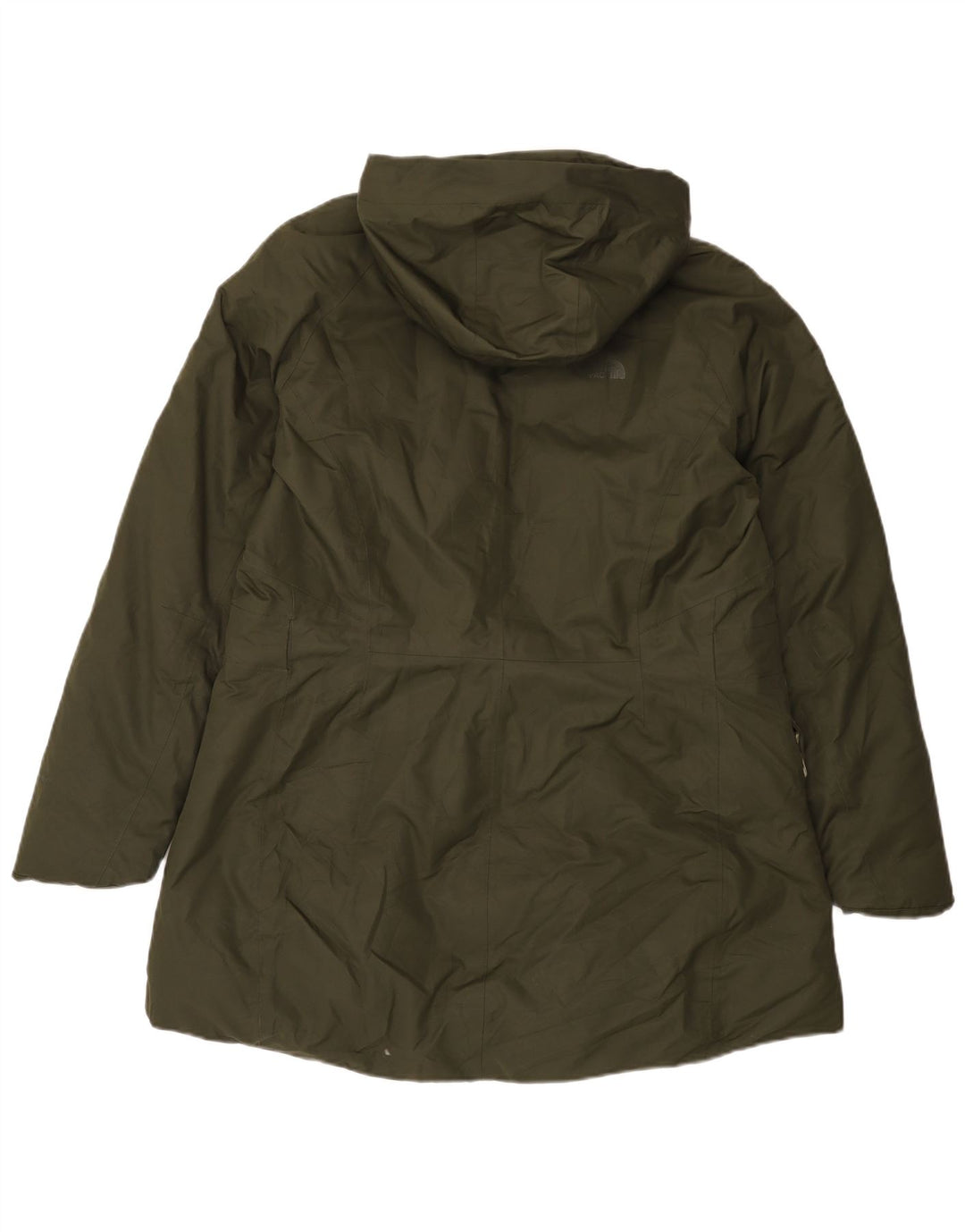 Jaqueta acolchoada com capuz feminina The North Face UK 18 XL poliéster verde