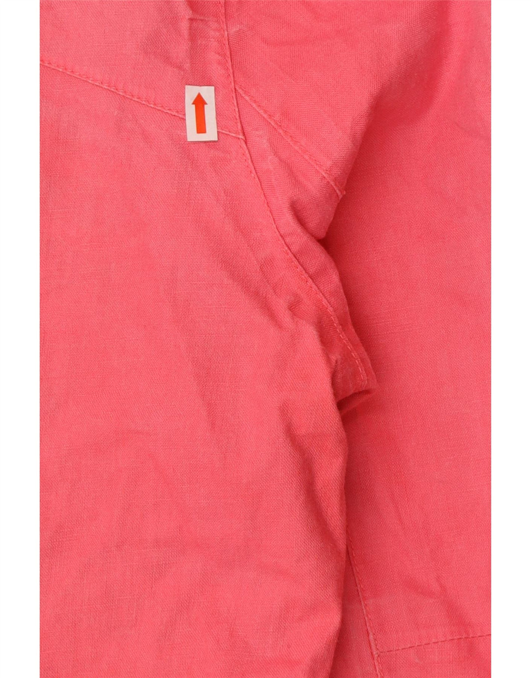 Capa de chuva feminina com capuz JOULES UK 12 linho rosa médio