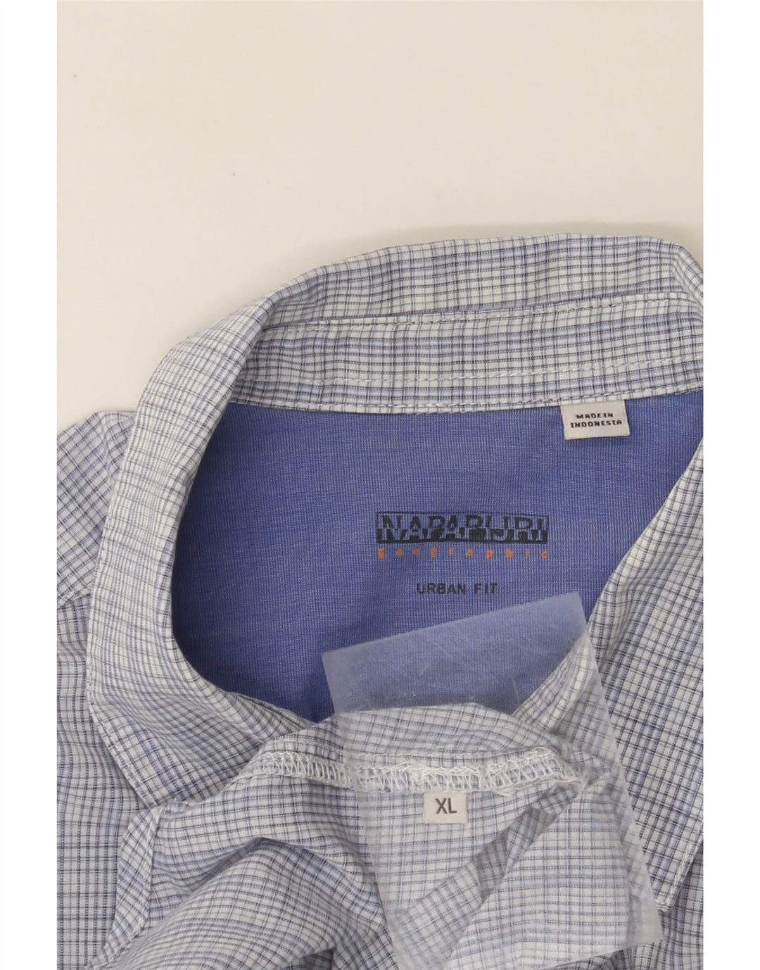 Camisa masculina NAPAPIJRI Urban Fit XL xadrez azul