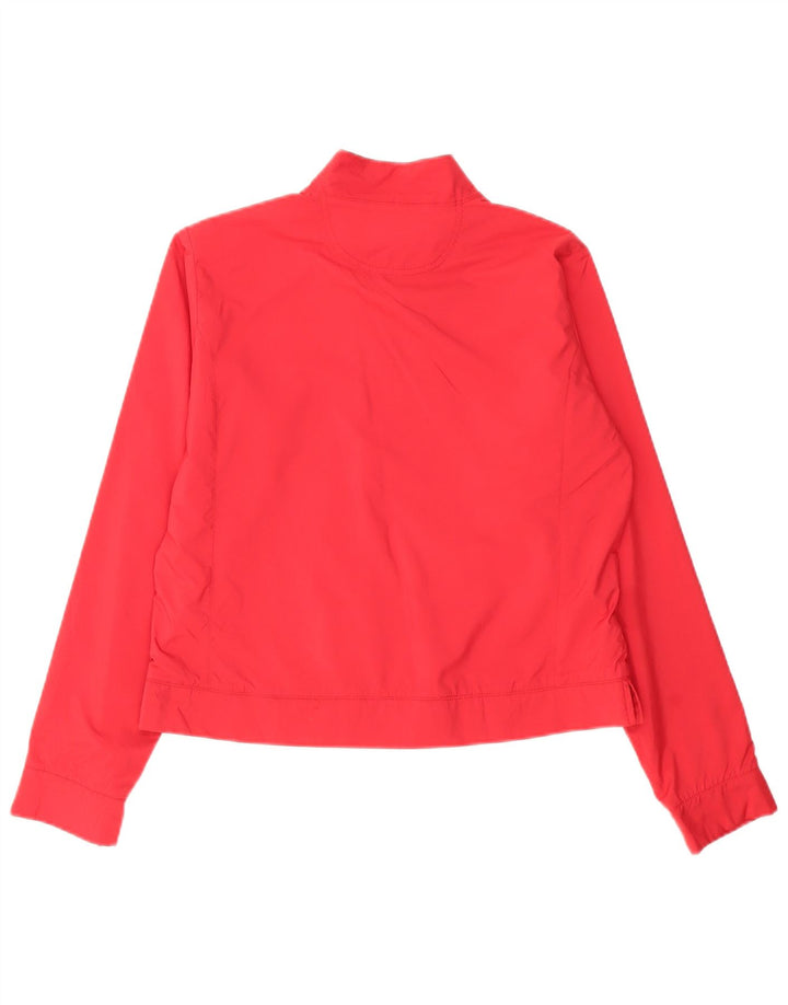 CHAMPION Jaqueta feminina de treino UK 16 grande bloco colorido vermelho