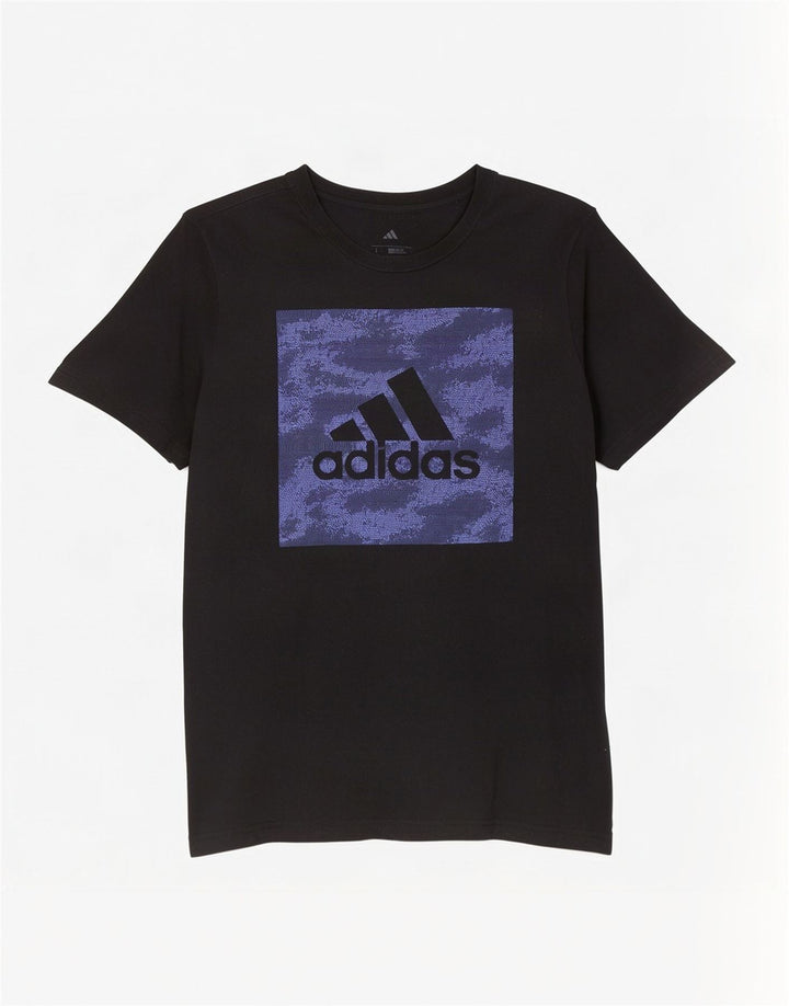 Camiseta Adidas Masculina Regular Fit Graphic Top Grande Preto