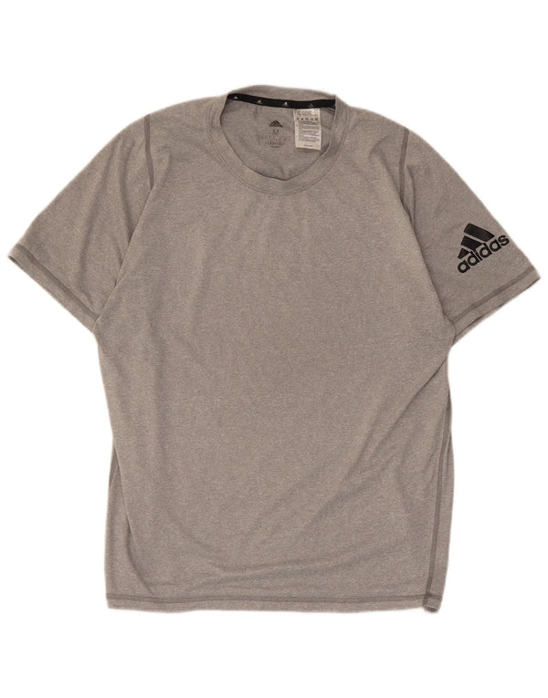 Camiseta Adidas Masculina Aeroready Graphic Top Cinza Médio Poliéster