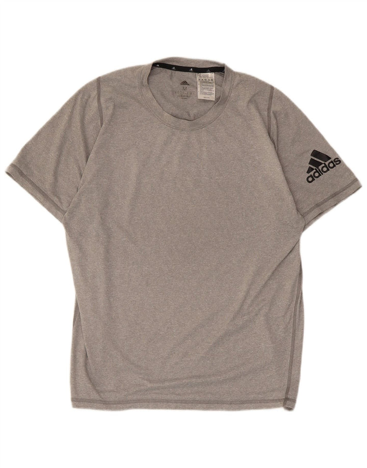 Camiseta Adidas Masculina Aeroready Graphic Top Cinza Médio Poliéster