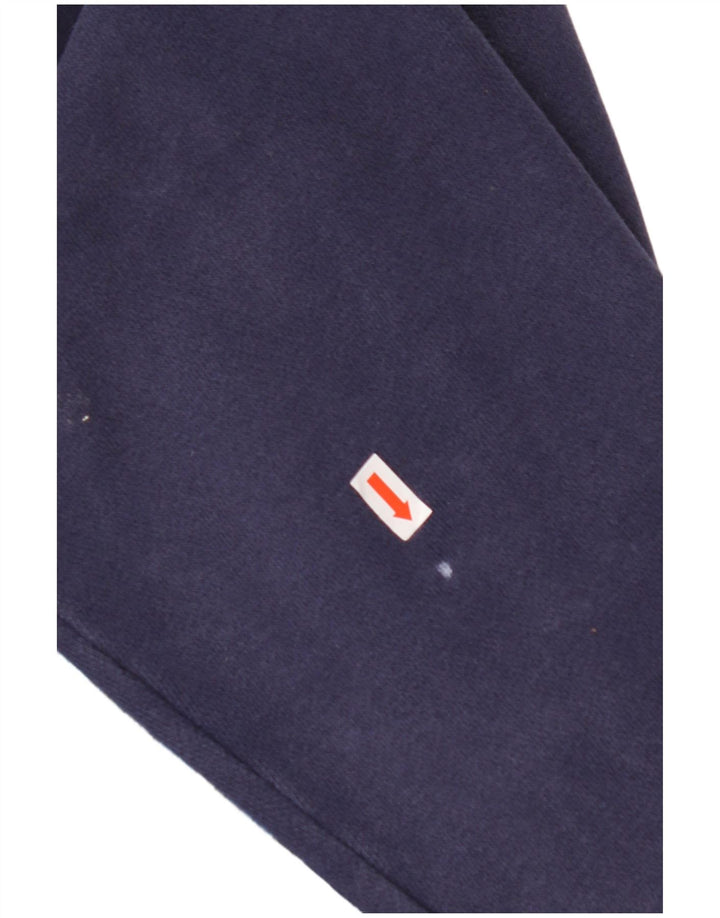 ANIMAL Mens Graphic Hoodie Jumper Grande Algodão Azul Marinho