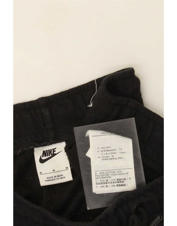 Calça de treino feminina Nike Joggers UK 12 médio preto algodão