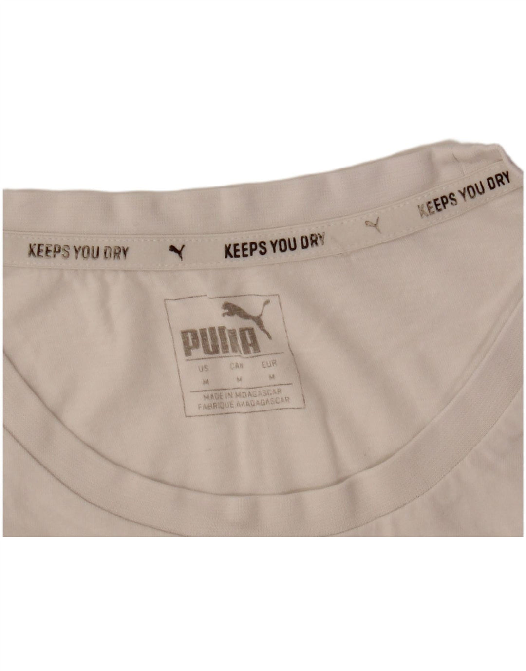 Puma Camiseta Masculina Graphic Top Médio Branco