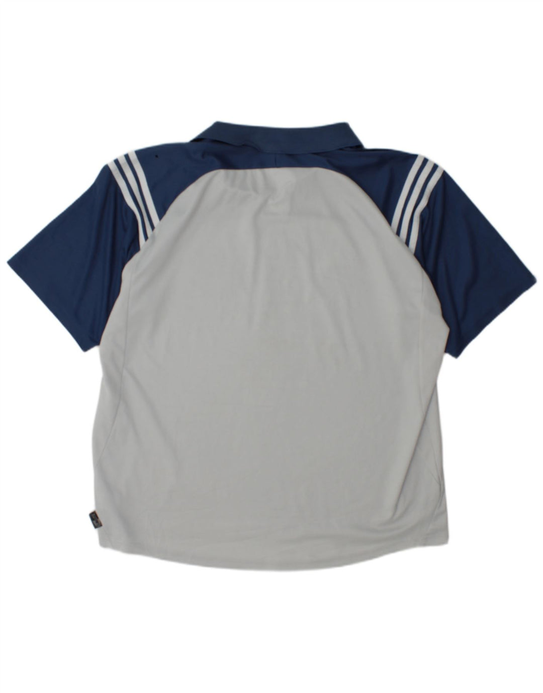 Adidas Mens Climalite Polo Shirt XL Azul Marinho Colorblock Poliéster