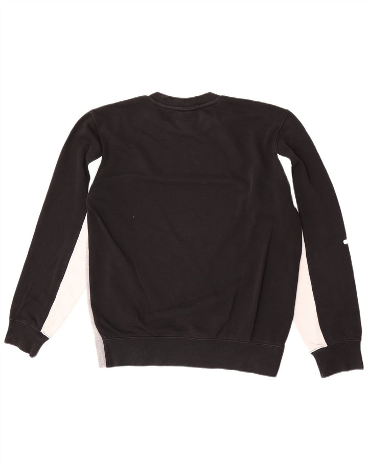 Champion moletom gráfico masculino jumper grande bloco colorido preto