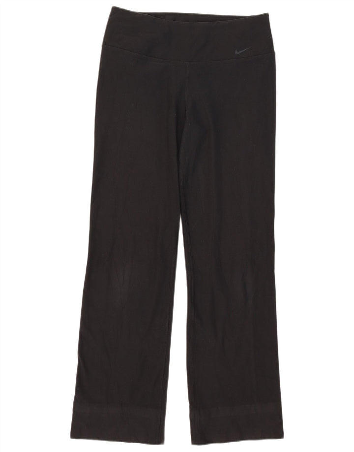 Calça de treino feminina Nike Dri Fit UK 12 poliéster preto médio