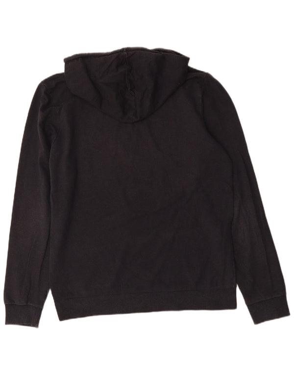 Jack & Jones Mens Hoodie Jumper Large Navy Blue Cotton