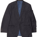 Jaqueta blazer masculina de 2 botões Marks & Spencer Reino Unido 38 azul marinho médio