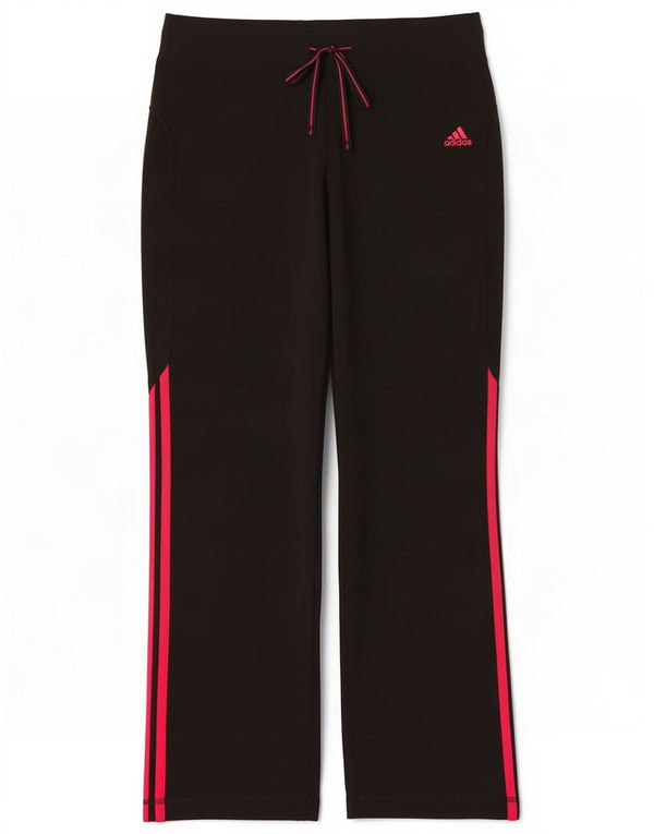 Calças de treino femininas Adidas UK 14 médio preto