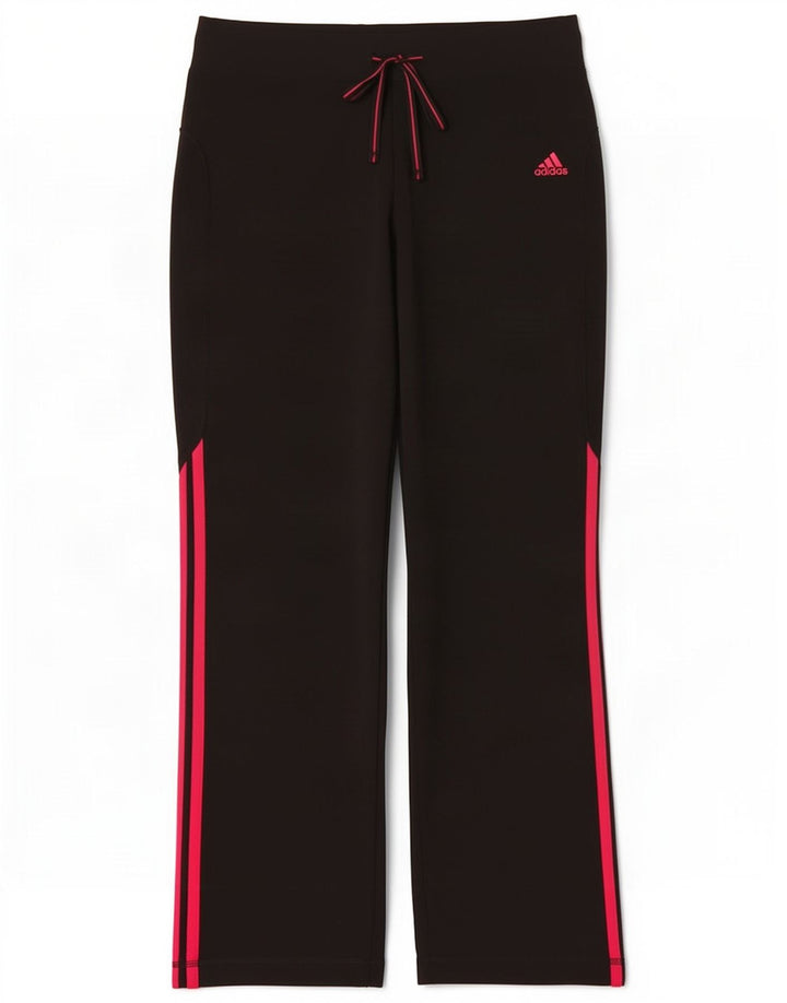 Calças de treino femininas Adidas UK 14 médio preto