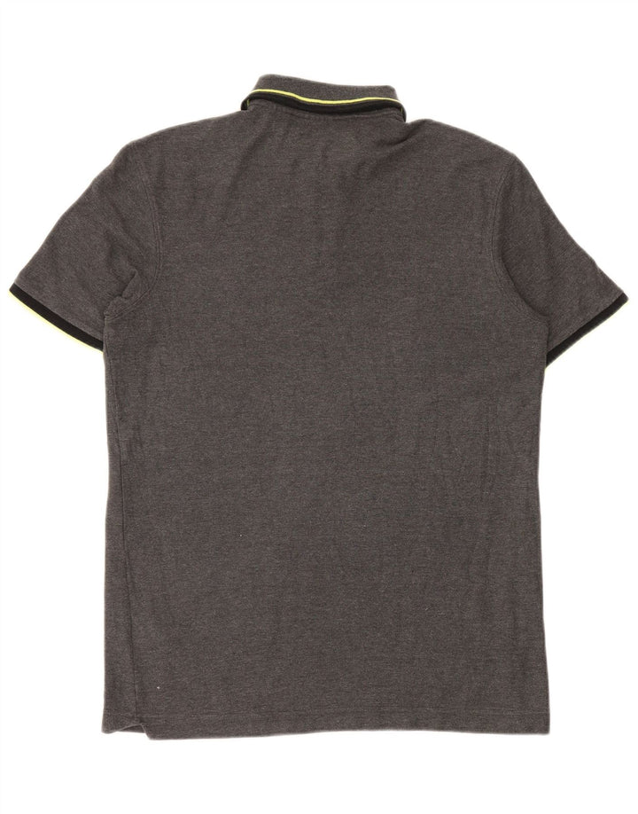 Camisa polo masculina Fila algodão cinza médio