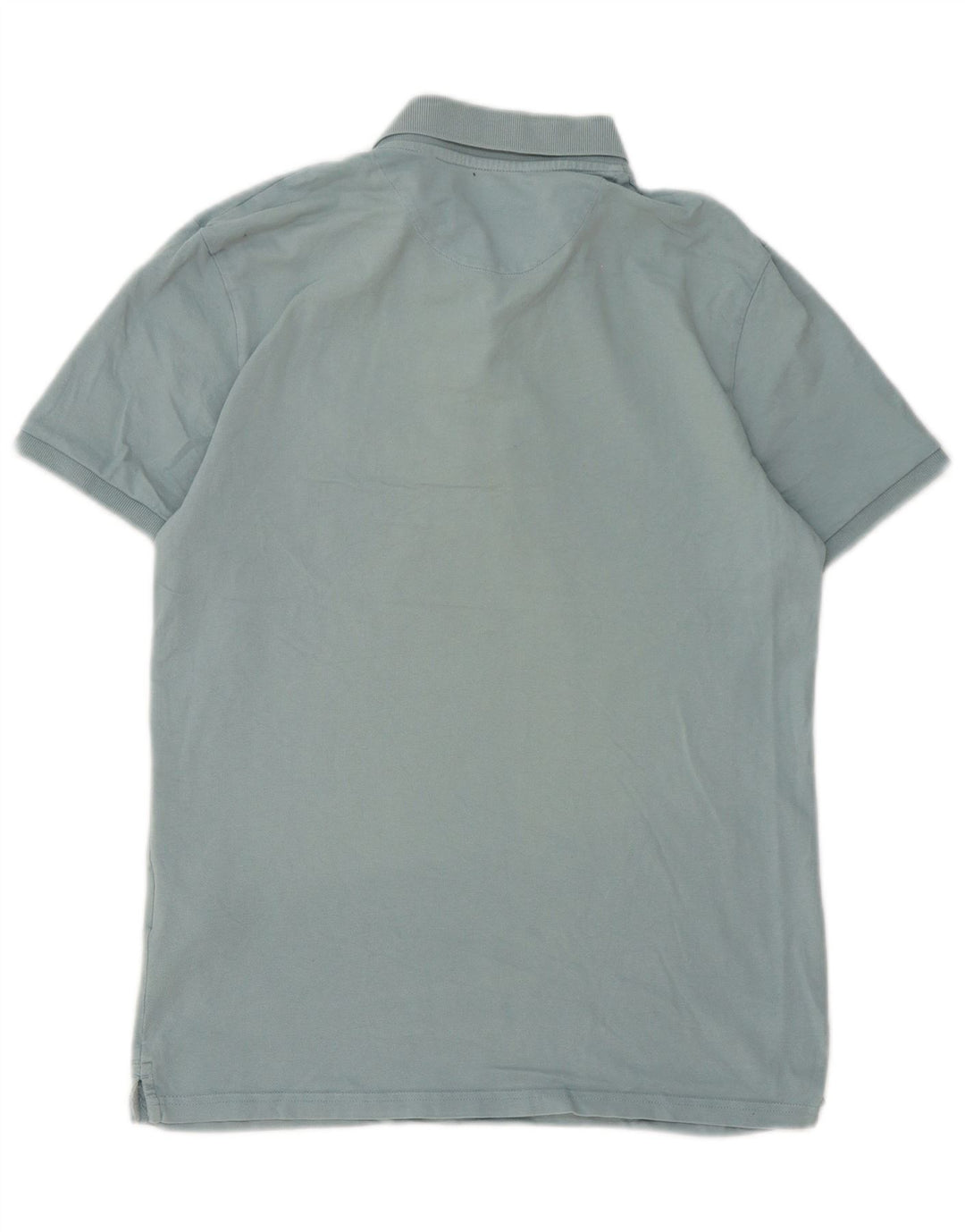 Camisa polo masculina Lyle & Scott de algodão azul médio