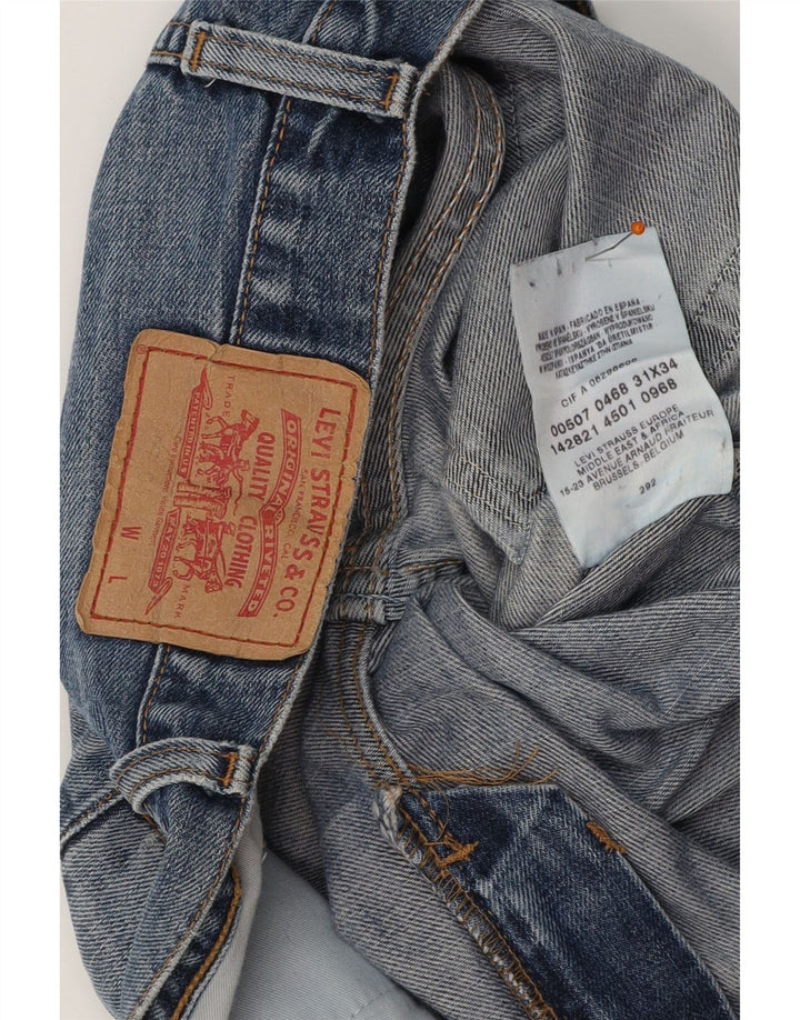 LEVI'S Mens Bootcut Jeans W31 L32 Azul Algodão